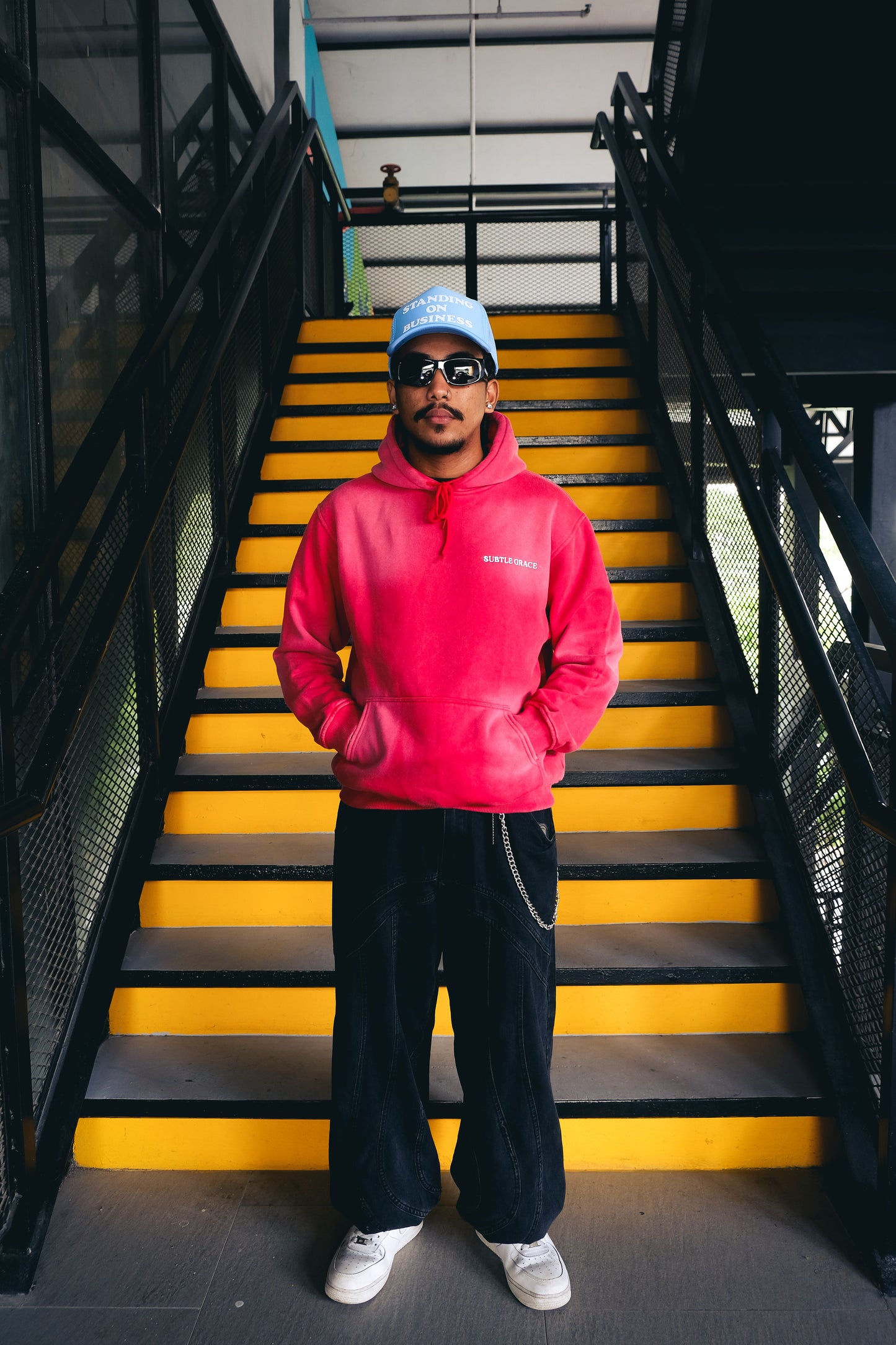 RED SUNDRIED HOODIE