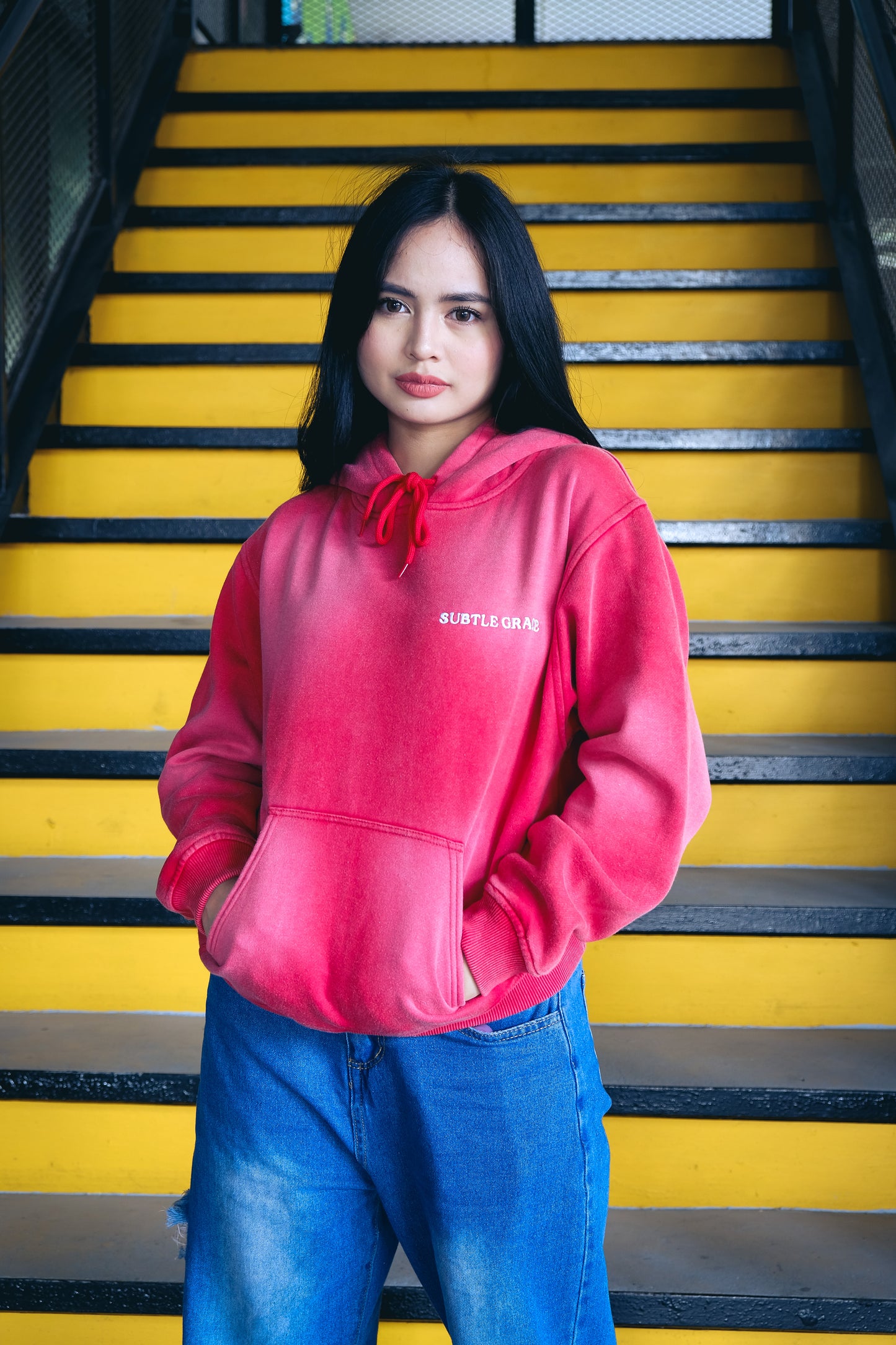 RED SUNDRIED HOODIE