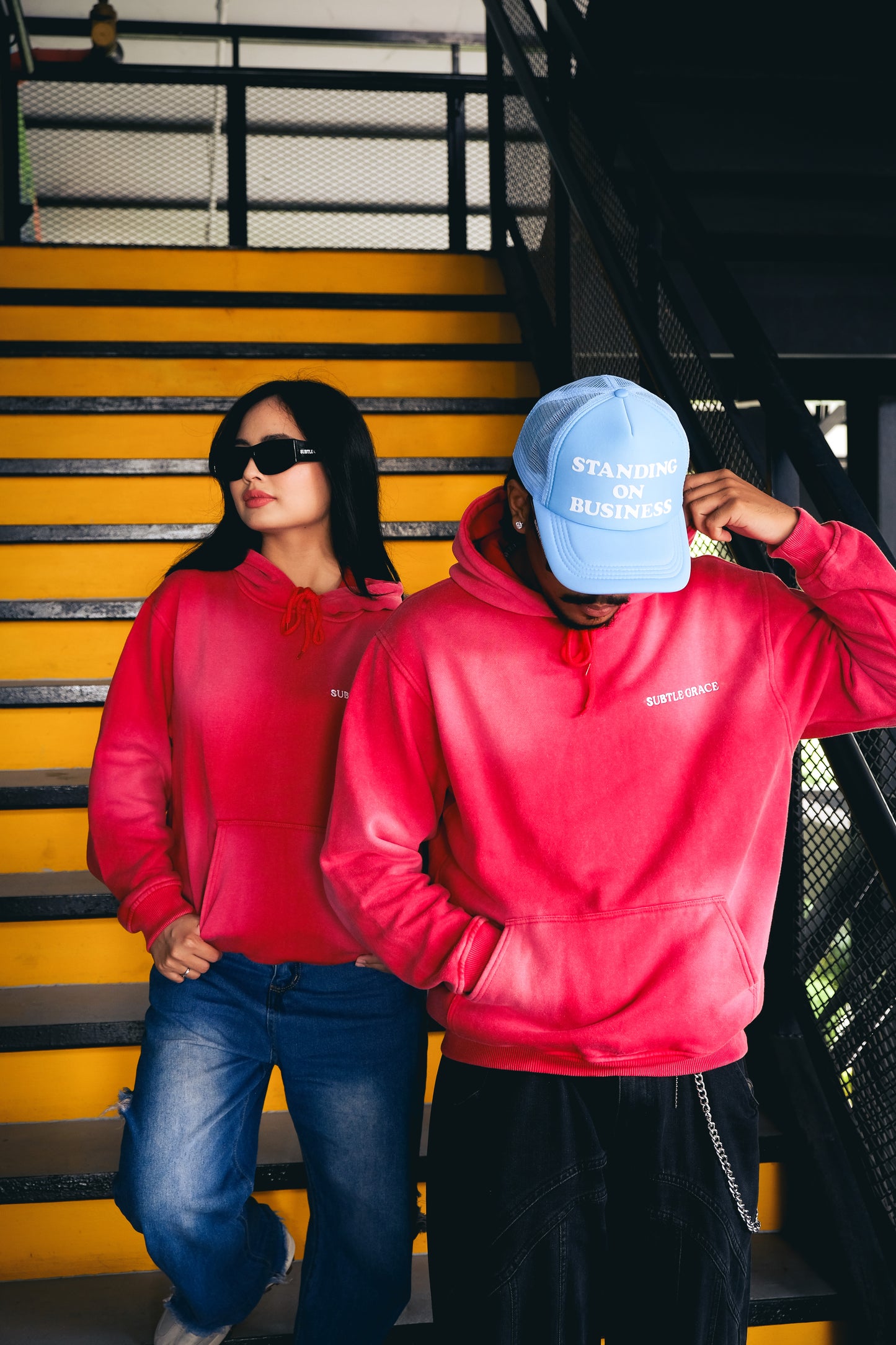 RED SUNDRIED HOODIE