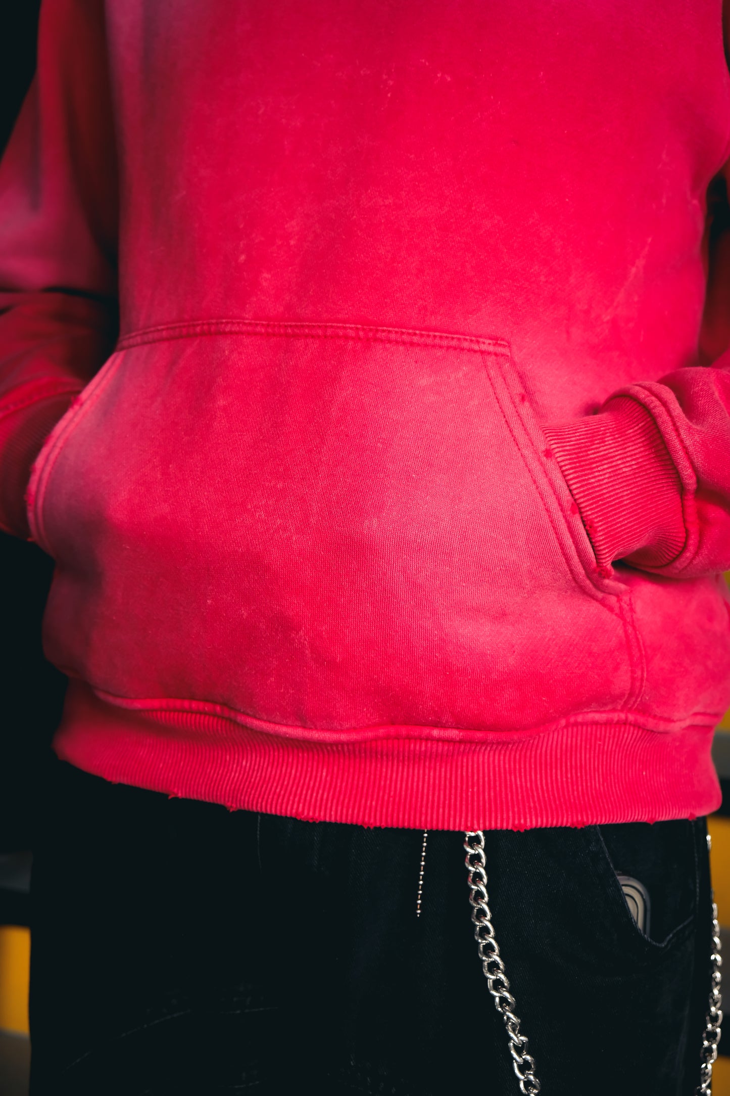 RED SUNDRIED HOODIE