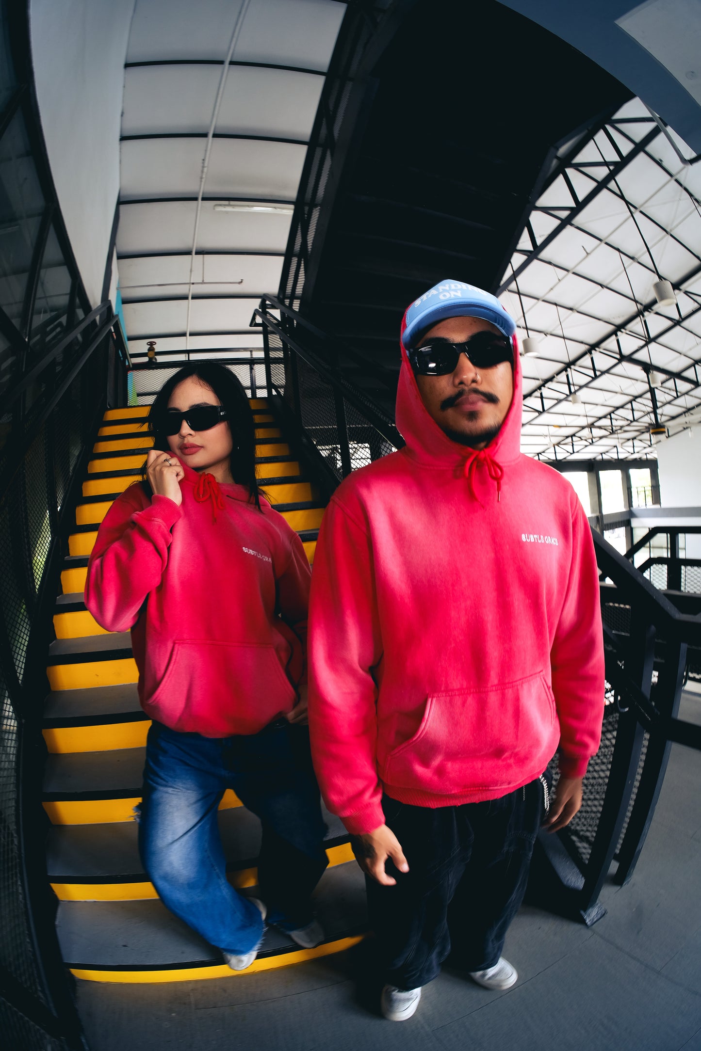 RED SUNDRIED HOODIE