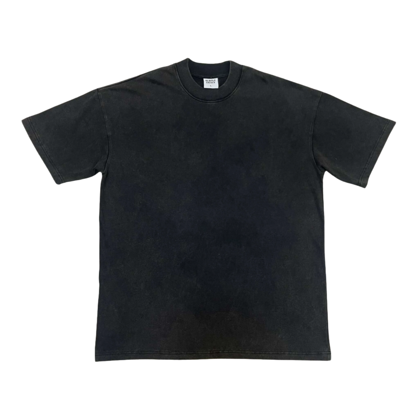Subtle Grace Heavyweight Vintage Washed Crew Neck Tee